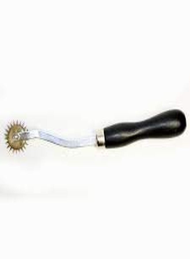 M Fabrics Heavy Needle Point Tracing Wheel (Black Pointed) | Pattern Tracer for Leather, Tailoring, Fashion Design, Slotted Perforations & Marking - Image 3